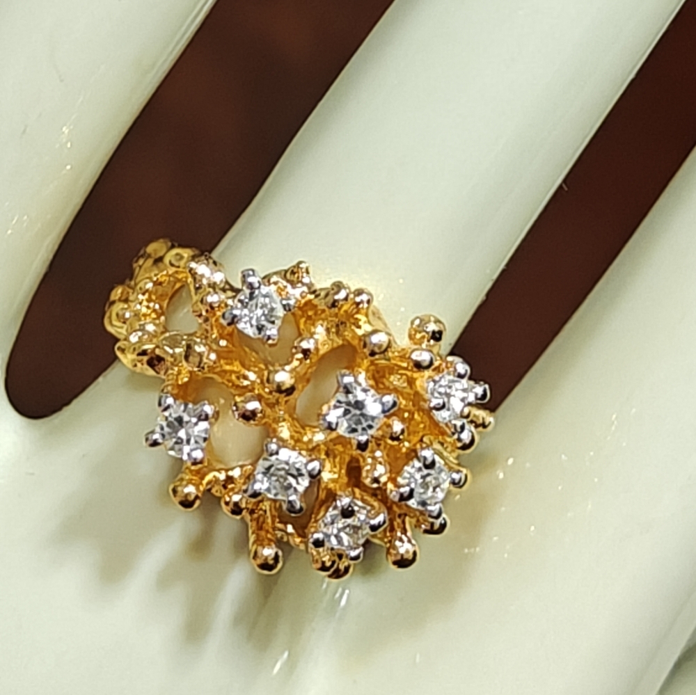 Vintage Brutalust 18KHGE Gold Ring
